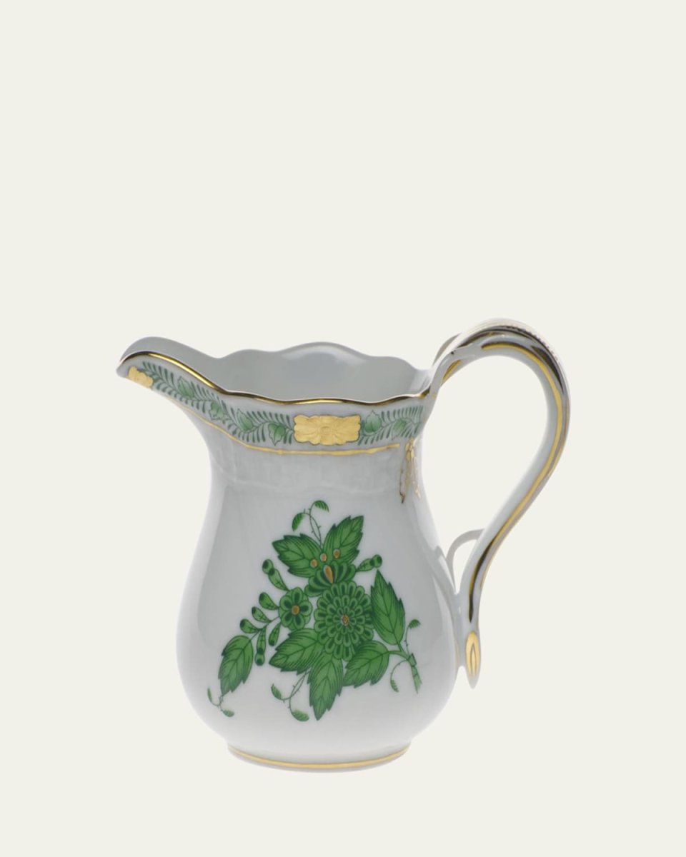 Chinese Bouquet Green Creamer